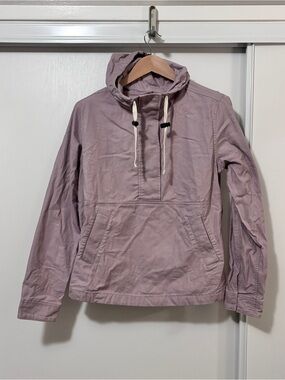 North Face Womens Shipler II Anorak Hoodie Pullover Jacket Size L Light Purple